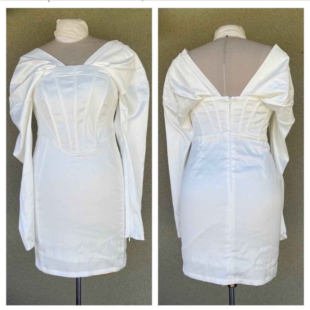 Satin corset dress